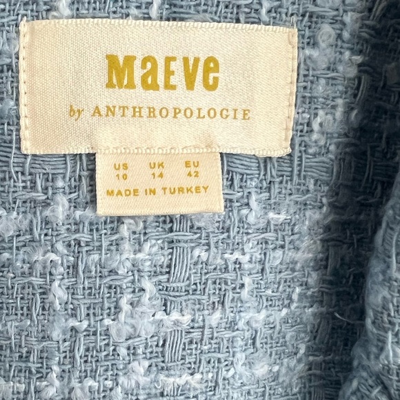 Maeve by Anthropology Sleeveless Tweed Blazer Mini Dress, size 8 & 10 - Picture 15 of 16